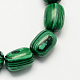 Synthetic Malachite Beads Strands G-S114-24-1