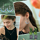 UNICRAFTALE 12 Sets 2 Colors Dangle Stud Earrings Making Kits 304 Stainless Steel Ball Stud Earring Post & Wine Glass Charm Findings & Ear Nuts for DIY Earrings Jewelry Making DIY-UN0002-96-6