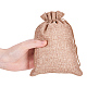 BENECREAT 25PCS Burlap Bags with Drawstring Gift Bags Jewelry Pouch for Wedding Party Treat and DIY Craft - 7 x 5 Inch ABAG-BC0001-07B-18x13-2