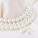 Eco-Friendly Dyed Glass Pearl Round Beads HY-NB0001-01-1