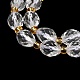 Chapelets de perles en cristal de quartz naturel G-H297-C05-01-3