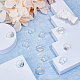Superfindings diy kit de fabricación de anillo de cúpula en blanco STAS-FH0002-18-5