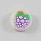 Medium Orchid Color No Hole Tubes Grape Polymer Clay Nail Art Decoration for Fashion Nail Care X-CLAY-Q147-4-1