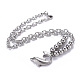 304 Stainless Steel Pendant Necklaces NJEW-O113-10P-2