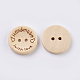 Wooden Buttons BUTT-K007-08B-3