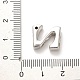 Perles de zircone cubique de placage de rack en laiton KK-L210-008P-N-3