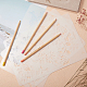 Gorgecraft 3 unids plástico dibujo pintura plantillas mariposa flores rectángulo plantillas para cuaderno diario álbum de recortes tarjeta de diario proyecto artesanal de diy DIY-CP0001-21-5