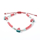Adjustable Nylon Thread Braided Bead Bracelets BJEW-JB06043-1
