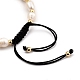 Adjustable Nylon Thread Braided Beads Bracelets Sets BJEW-JB05382-12