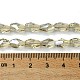Прозрачные стеклянные бусины гальваническим пряди GLAA-K064-03B-PL01-4