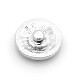 Flat Round Zinc Alloy Enamel Jewelry Snap Buttons SNAP-N010-31B-NR-2