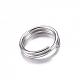 201 anelli portachiavi in ​​acciaio inox STAS-P092-03-2
