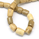 Dyed Natural Coral Column Bead Strands CORA-Q026-14-2
