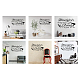 PVC Quotes Wall Sticker DIY-WH0200-059-5