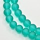 Chapelets de perles en verre transparent X-GLAA-S031-10mm-18-3