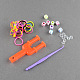 DIY Loom Bands Refills Kit with Rubber Bands DIY-R009-03-2