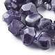 Natural Amethyst Beads Strands G-F653-10-3