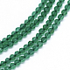 Brins verts jade perles naturelles G-G914-2mm-05-2