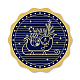 Adesivi autoadesivi in lamina d'oro in rilievo DIY-WH0219-012-1