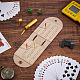 Tableau de bord du jeu de cartes de cribbage en plein air pu AJEW-WH0033-05-4