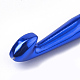アルミかぎ針編みのフック  ブルー  150x11x9mm、ピン：9mm TOOL-T006-36-2