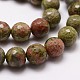 Chapelets de perles en unakite naturelle G-G736-26-10mm-3
