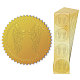 Adesivi autoadesivi in lamina d'oro in rilievo DIY-WH0211-385-8