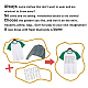 ガラスホットフィックスラインストーン  アップリケの鉄  マスクと衣装のアクセサリー  洋服用  バッグ  パンツ  アルファベット  a～zの文字  297x210mm DIY-WH0303-137-5