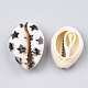 Perlas de concha de cowrie impresas SHEL-S274-03F-2