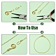 20 комплект из 2-х видов застежек-крючков из сплава FIND-YW0007-35-2