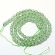 Natürlichen grünen Aventurin Perlen Stränge X-G-M037-4mm-01-2