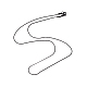 304 Serpentinenkette aus Edelstahl für Männer und Frauen NJEW-G076-01B-EB-2