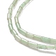 Natürlichen grünen Aventurin Perlen Stränge G-M389-06-3