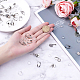 UNICRAFTALE 40 Sets 4 Sizes Stainless Steel Leverback Earring Findings DIY-UN0001-08P-5