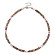 Heishi Perlen Armbänder & Halsketten Sets SJEW-JS01107-2