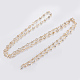 Chaînes de perles en laiton manuels KK-G338-15G-1