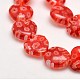 Millefiori main brins coeur en verre de perles LK-P017-M-4