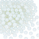 Dicosmetic 150 pieza pequeñas cuentas de opalita cuentas redondas de piedras preciosas cuentas de piedra de ópalo natural de 8 mm bola blanca cuentas sueltas cuentas de energía de cristal suave accesorios para la fabricación de joyas GLAA-DC0001-10-1