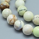 Chapelets de perles en opale jaune naturelle G-L552H-01C-2