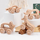 NBEADS 36 Sets Wooden Wheels Set for Crafts AJEW-WH0258-008-4