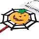 Halloween Thema Filz Stoff hängende Türschilder HJEW-B005-03-5