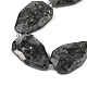 Натуральные нити бус из ларвикита G-P548-B23-01-3