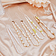 SUPERFINDINGS 1 Set ABS Plastic Imitation Pearl & Wood & Polymer Clay Beaded Mobile Straps HJEW-FH0001-54-4