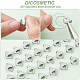 DICOSMETIC 100Pcs Pendant Clasp Connectors U Shape Stainless Steel Pendants Bails Adjustable Pinch Bails Small Dangle Charm Clips Flat Charm Clasp Findings for Jewelry Crafts Making STAS-DC0012-47-3