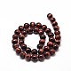 Natural Red Tiger Eye Round Bead Strands X-G-P072-52-6mm-2