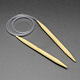 Alambre de goma de bambú circular agujas de tejer X-TOOL-R056-4.0mm-01-1