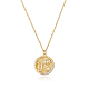 925 стерлингового серебра 12 ожерелье созвездия золото гороскоп знак зодиака ожерелье круглое астрология кулон ожерелье с цирконами подарок на день рождения для женщин мужчин JN1089L-1