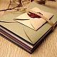 紙封筒  結婚式の招待状の封筒  DIYギフト用封筒  長方形とジュートのより糸  ミックスカラー  15.4x10.5x0.06cm  1~2mm  約25m /ロール DIY-CP0001-02-2