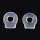 Clip en silicone confortable sur les coussinets de boucle d'oreille SIL-T003-04-2