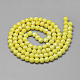 Chapelets de perles en verre d'effilage DGLA-S115-4mm-L06-2